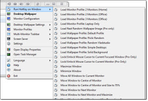 DisplayFusion: TitleBar Button HotKey Context Menu