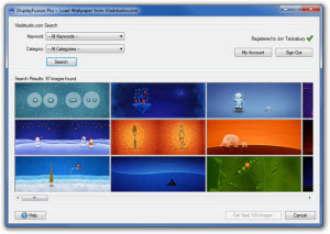DisplayFusion: Vladstudio Image Search