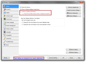 "Check for Updates" Option, Blocked by Group Policy