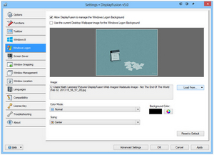 Windows Logon Settings