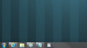 "Pinned" shortcuts on the DisplayFusion Taskbar