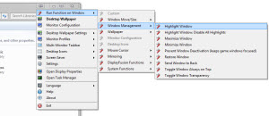 Run any Function from the<br/>TitleBar Button Context Menu