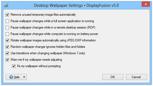 Advanced Wallpaper Settings