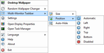 Taskbar Position