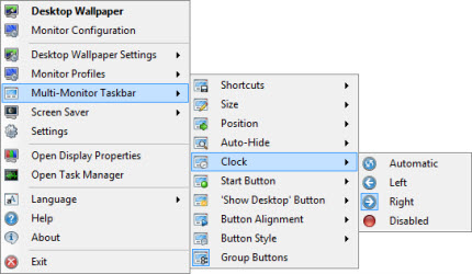 Taskbar Clock