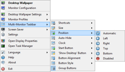 Taskbar Position
