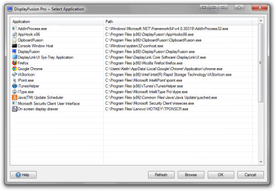 Select Application