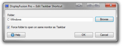 Edit Folder Shortcut