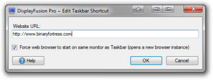 Edit Website Shortcut