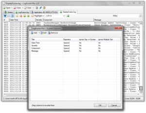 LogFusion: Column Configuration