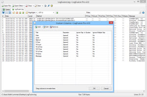 Column Configuration Editor