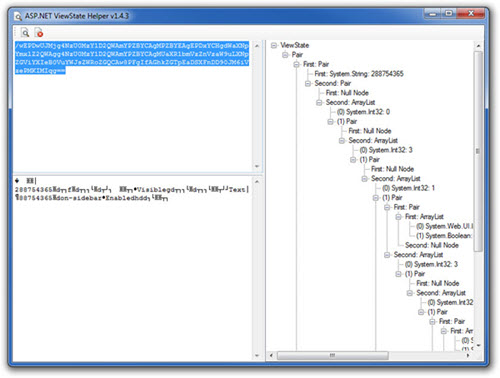 ViewState Decoding