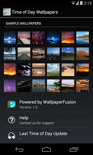 Time of Day Wallpapers for Android