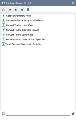 Macros Tab Macros Tab