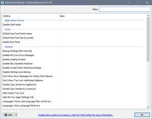 Advanced Settings Advanced Settings
