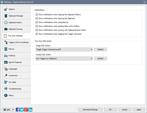Tray Icon Settings Tray Icon Settings