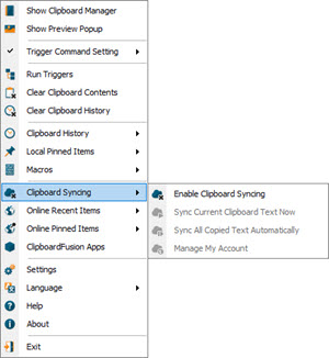 Clipboard Syncing Clipboard Syncing