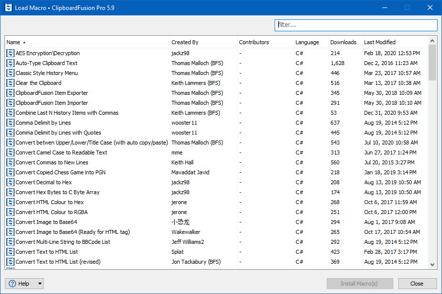 macro downloader