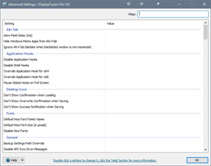Advanced Settings Advanced Settings