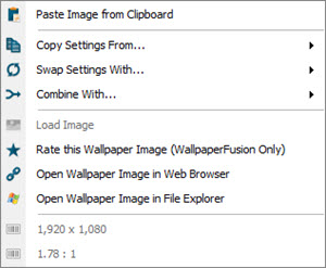 Monitor Right-Click Context Menu Monitor Right-Click Context Menu