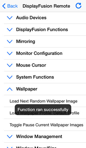 Remote Control on iOS: Functions Remote Control on iOS: Functions