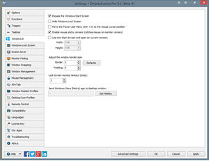 Settings > Windows 8 Tab Settings > Windows 8 Tab