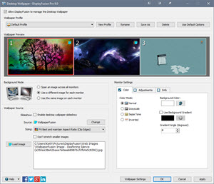 DisplayFusion Desktop Wallpaper Window DisplayFusion Desktop Wallpaper Window