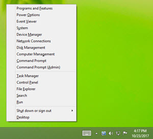 Windows 8 Tweak: Move Power User (Win + X)<br/>Menu to Mouse Cursor Windows 8 Tweak: Move Power User (Win + X)<br/>Menu to Mouse Cursor