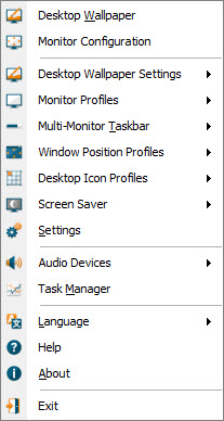 Main Right-Click Context Menu Main Right-Click Context Menu