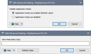 Edit Advanced Setting Edit Advanced Setting