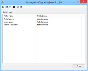 Manage Profiles Manage Profiles