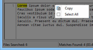 Result Preview Context Menu Result Preview Context Menu