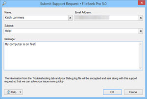 Submit Support Request Submit Support Request