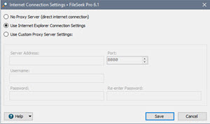 Internet Connection Settings Internet Connection Settings