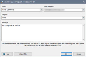 Submit Support Request Submit Support Request