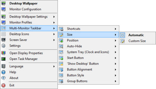 Taskbar Size
