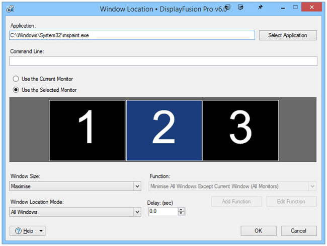 Window Location Edit Window Location Edit