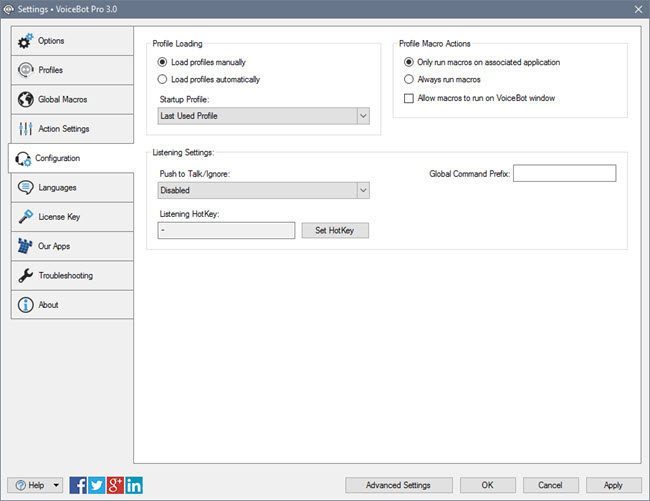 Configuration Configuration