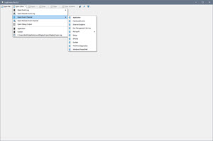 Open Other Menu (Non-File Based Logs) Open Other Menu (Non-File Based Logs)