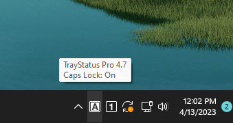 TrayStatus in the System Tray