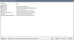 Select Application Select Application