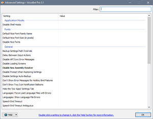 Advanced Settings Advanced Settings