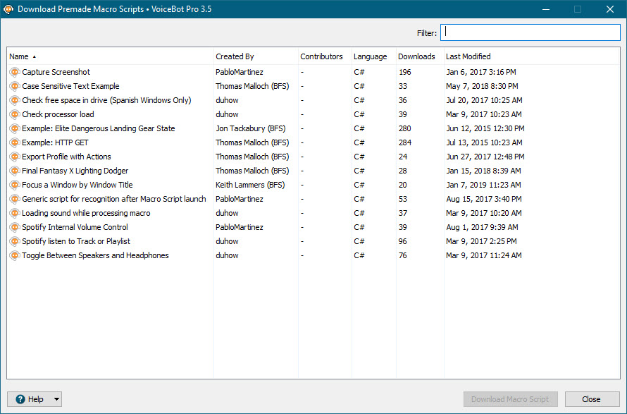 Download Macro Script Download Macro Script