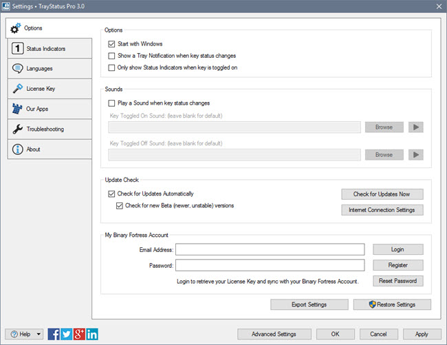 Binary options login